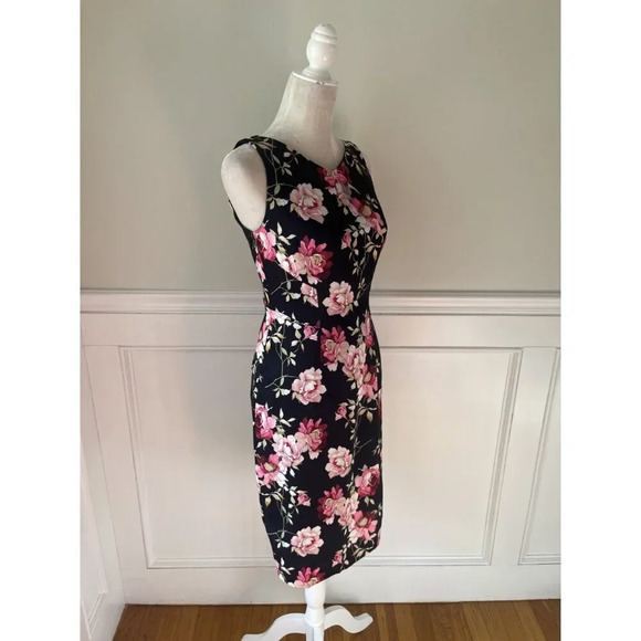 Hobbs London Rita Rose Print Dress 4 - Picture 6 of 10